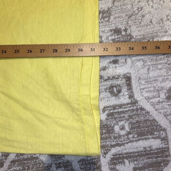 Vintage Gordie's Performance Machine Shirt Mens Extra Large Yellow Made USA 80s - Picture 11 of 15
